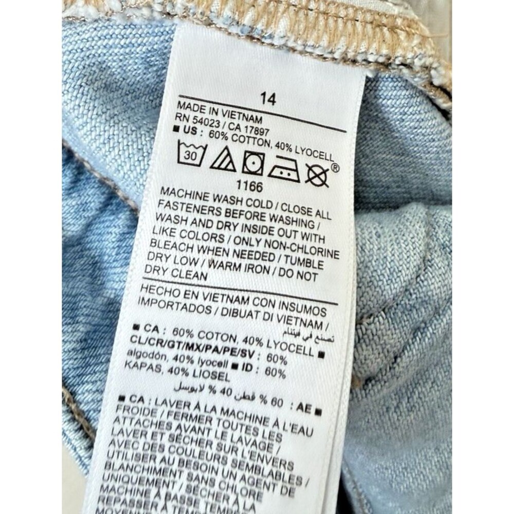 Old Navy Size 14 Light Wash Extra High Rise Secret Smooth Pockets Denim Skirt - Picture 6 of 7